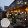 Lighto | Kerstverlichting | Ijspegelverlichting | IP44 | Geschikt voor binnen & buiten | 8-Functies | 460 LED lampjes | 16 meter kabel