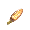Calex | Filamento LED | Pequeña casquillo E14 | Vela C35 | Oro | 2.3W Calex | Filamento LED | Pequeña casquillo E14 | Vela C35 | Oro | 2.3W