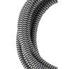Bailey cable de tela 2 hilos negro/blanco 3 m
