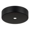 Bailey tapa de techo metal negro + sujetacable negro Bailey tapa de techo metal negro + sujetacable negro