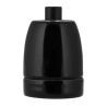 Bailey accesorio de porcelana E27 negro