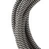 Bailey cable textil 3 hilos negro/blanco 3 m
