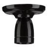 Bailey plafón porcelana E27 negro