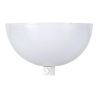Bailey tapón de techo en forma de cuenco blanco + tirador de cable blanco