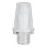 Bailey | 10pcs Abrazadera de Cable Transparente M10 Macho | Abrazadera de Cable