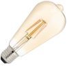 Bailey | LED Edison Lámpara Sensor Día/Noche | Casquillo grande E27 | 4W (reemplaza 40W) Oro