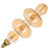 Bailey Art-Deco | Lámpara LED Gigante | Casquillo grande E27 Regulable | 4W Oro