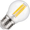 Lighto | Filamento LED | Casquillo grande E27 | Lámpara de bola | Transparente | 45mm | 5W Lighto | Filamento LED | Casquillo grande E27 | Lámpara de bola | Transparente | 45mm | 5W