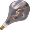 Lighto | Filamento LED | Casquillo grande E27 | Gota | Negro | 165mm | 4W
