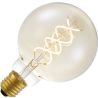 Lighto | Filamento LED | Casquillo grande E27 | Globelamp | Oro | 95mm | 5W