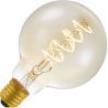 Lighto | Filamento LED | Casquillo grande E27 | Globelamp | Oro | 95mm | 4W