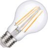 Lighto | Filamento LED | Casquillo grande E27 | Lámpara estándar | Transparente | 60mm | 8W
