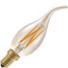 Lighto | Filamento LED | Pequeña casquillo E14 | Punta de lámpara de vela | Oro | 35mm | 4W