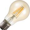 Lighto | Filamento LED | Casquillo grande E27 | Lámpara estándar | Oro | Sensor crepuscular | 60mm | 4W | 2 uds.