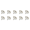 Lighto | Bombilla LED GU5,3 Spot Transparente 50mm 3W 10 piezas Lighto | Bombilla LED GU5,3 Spot Transparente 50mm 3W 10 piezas