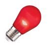 Lighto | Filamento LED | Casquillo grande E27 | Rojo | Lámpara de bola | 45mm | 2W | Regulable | Apto para cable de pantalla de lámpara