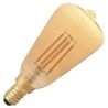 Calex | Filamento LED | Pequeña casquillo E14 | Lámpara Edison | Oro | 48mm | 3.5W Calex | Filamento LED | Pequeña casquillo E14 | Lámpara Edison | Oro | 48mm | 3.5W