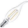 Philips | Bombilla LED tipo vela punta | Pequeña casquillo E14 | 2W (sustituye a 25W) 