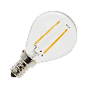 Lighto | Filamento LED | Pequeña casquillo E14 | Lámpara de bola | Transparente | 45mm | 2W Lighto | Filamento LED | Pequeña casquillo E14 | Lámpara de bola | Transparente | 45mm | 2W