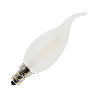 Lighto | Filamento LED | Pequeña casquillo E14 | Punta de lámpara de vela | Transparente | 35mm | 2W