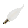 Lighto | Filamento LED | Pequeña casquillo E14 | Punta de lámpara de vela | Transparente | 35mm | 1W