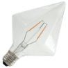Bailey | Lámpara LED Pirámide | Casquillo grande E27 Regulable | 2W (sustituye 25W)