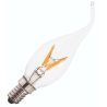 Bailey | Bombilla LED tipo vela con punta | Pequeña casquillo E14 | 3W Regulable