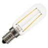 Lámpara tubo filamento LED 2W (sustituye 20W) casquillo pequeño E14 25x85mm Lámpara tubo filamento LED 2W (sustituye 20W) casquillo pequeño E14 25x85mm