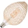 Bailey Lámpara globo pino filamento LED oro 4W (sustituye 29W) casquillo grande E27