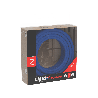 Calex | Cable con envoltura textil | 2x0,75mm² | 1,5M | Azul | 60W