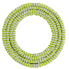 Calex | Cable con envoltura textil | 2x0,75mm² | 1,5M | Lima/Blanco | 60W Calex | Cable con envoltura textil | 2x0,75mm² | 1,5M | Lima/Blanco | 60W
