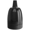 Calex | Portalámparas E27 Cerámica Negro 60W Calex | Portalámparas E27 Cerámica Negro 60W