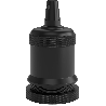 Calex | Portalámpara | Casquillo E27 | Aluminio | Negro mate | 60W Calex | Portalámpara | Casquillo E27 | Aluminio | Negro mate | 60W