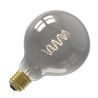 Calex | Filamento LED | Casquillo grande E27 | G95 | Titanio | 4W Calex | Filamento LED | Casquillo grande E27 | G95 | Titanio | 4W