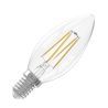 Calex | Filamento LED | Vela | Transparente | Accesorio E14 | 4.5W