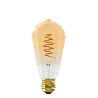 Calex | Inteligente | Empalme E27 | Rústico | ST64 | Oro | 7W | Control app