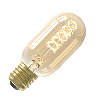 Calex | Filamento LED | Casquillo grande E27 | T45 | Tubo | Oro | 5.5W Calex | Filamento LED | Casquillo grande E27 | T45 | Tubo | Oro | 5.5W