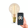 Calex | Smart | Accesorio E14 | Bola | P45 | Oro | 4.9W | Control app