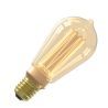 Calex | Filamento LED | Casquillo grande E27 | Rústico ST64 | Oro | 3.5W