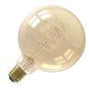 Calex | Filamento LED | Casquillo grande E27 | Globo G125 | Oro | 5,5W | Regulación en 3 niveles