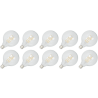 Lighto | Filamento LED | Casquillo grande E27 | Globelamp | Transparente | 125mm | 4W | 10 piezas Lighto | Filamento LED | Casquillo grande E27 | Globelamp | Transparente | 125mm | 4W | 10 piezas