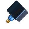SPL | Filamento LED | Casquillo grande E27 | Lámpara cubo | Transparente | Azul | 4W | Regulable