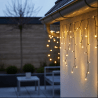 Lighto | Kerstverlichting | Verlengstuk | Ijspegelverlichting | IP44 | Geschikt voor binnen & buiten | 120 LED lampjes | 4 meter kabel