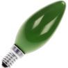 Bombilla | Pequeña casquillo E14 | Lámpara vela | Verde | 35mm | 25W Bombilla | Pequeña casquillo E14 | Lámpara vela | Verde | 35mm | 25W