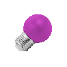 Lighto | Lámpara LED | Casquillo grande E27 | Lámpara de bola | Púrpura | 45mm | 1W