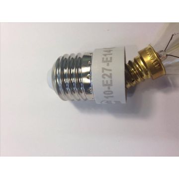 Racor de conexión E27 a E14