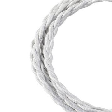 Bailey cable tejido trenzado 2 hilos blanco 3m