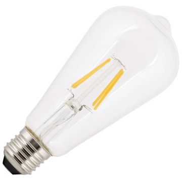 Bailey | Lámpara Sensor LED Edison Día/Noche | Empalme grande E27 | 4W (reemplaza 60W)