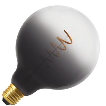 Bailey Color | LED Globelamp | Bombilla grande E27 Regulable | 4W (sustituye 15W) Cristal ahumado