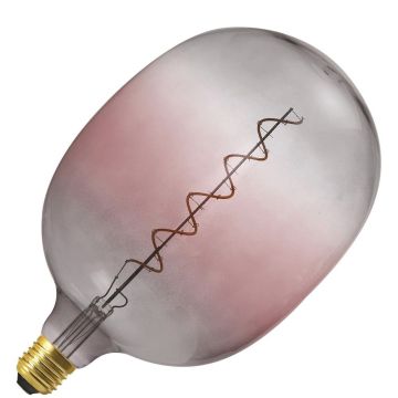 Bailey Color Globo | Lámpara LED Gigante | Casquillo Grande E27 Regulable | 4W (reemplaza 15W) Rosa